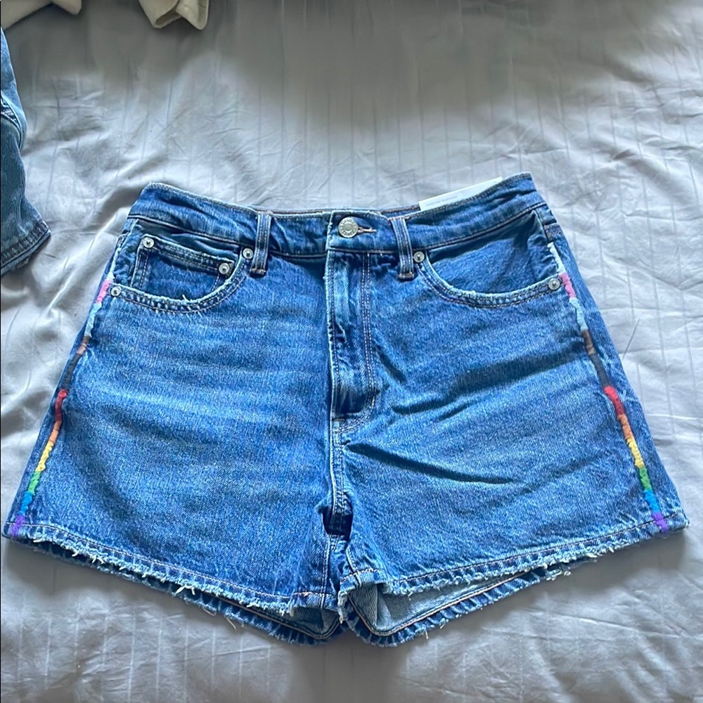 American Eagle Pride Denim Shorts